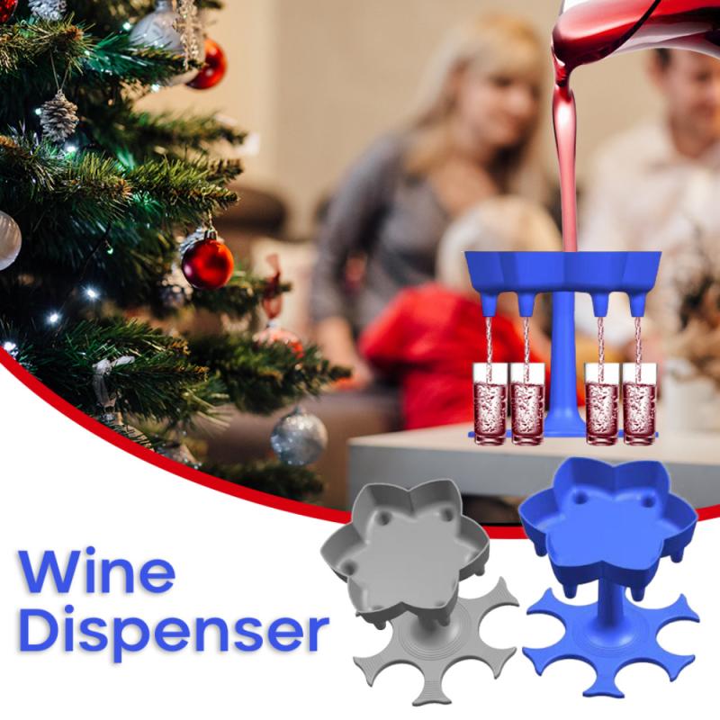 Portable 6 Glass Cup Dispenser Holder Caddy Liquir Dispenser Drinking Games Glass Dispenser Party Barware Accessories