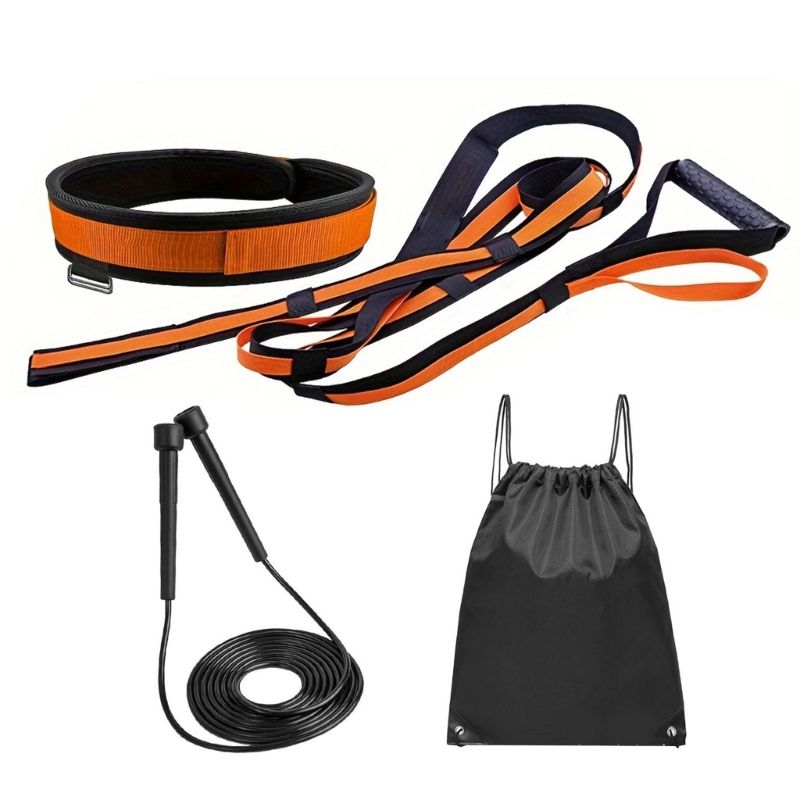R6fe snelheidstraining set overbelasting rennen weerstand kabelboom touw weerstandsband
