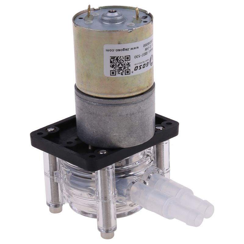 Dc 12/24v peristaltiske pumper stor flow doseringspumpe vakuum akvarium lab analytisk