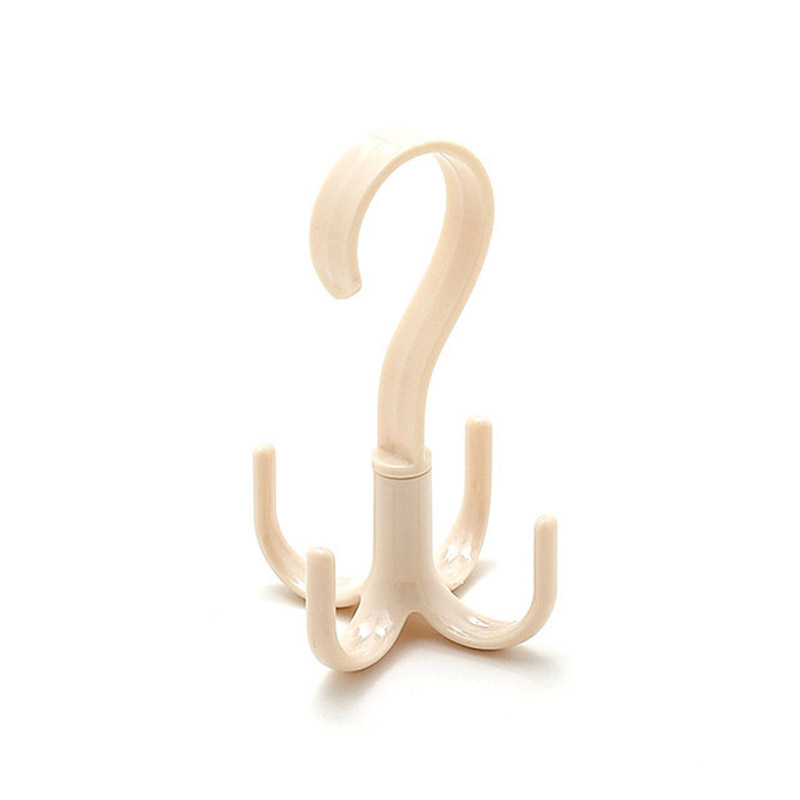 1 Pc S Hook Four-claw Rotatable Storage Rack Hanger Hanging Powerful Meat House Kitchen Pot Pan Hanger Scarf Hanger Belt