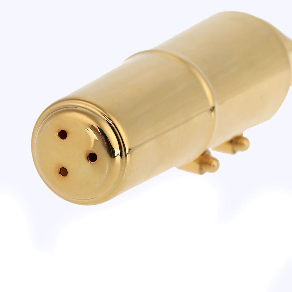 Alto Saxophone Mouthpiece 7C for Sax Playing the Jazz Music Alto Sax Mouthpiece Gold Plated Metal