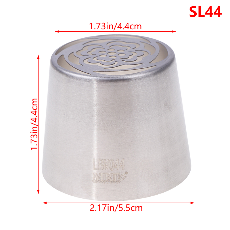 1Pc Stainless Steel Russian Piping Tips Christmas Cake Icing Frosting Nozzles For Cupcake Decoration DIY Kitchen Baking Tool