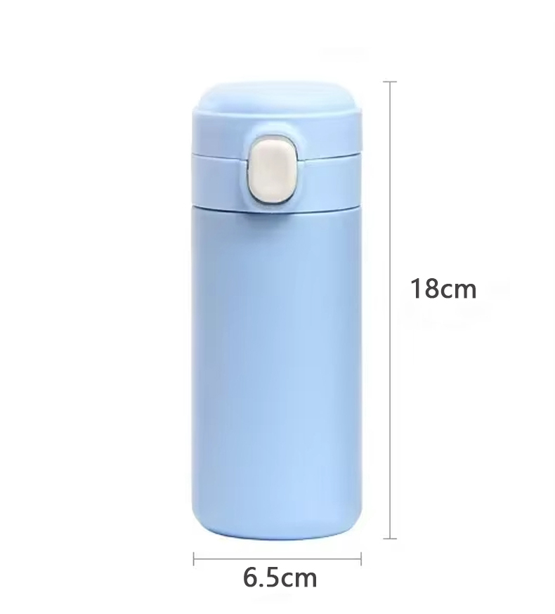 Taza térmica de acero inoxidable de 320ML, Taza Termo para el hogar y la Oficina, cubierta que rebota, termo, taza para café, té, leche, botella térmica