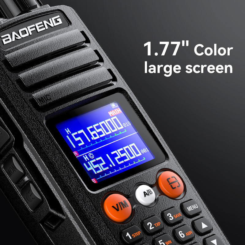 Baofeng UV-27 Walkie Talkie High Power FM NOAA 999CH Wireless Copy Frequency Type-C Portable Long Range 2 Way Radio For Camping