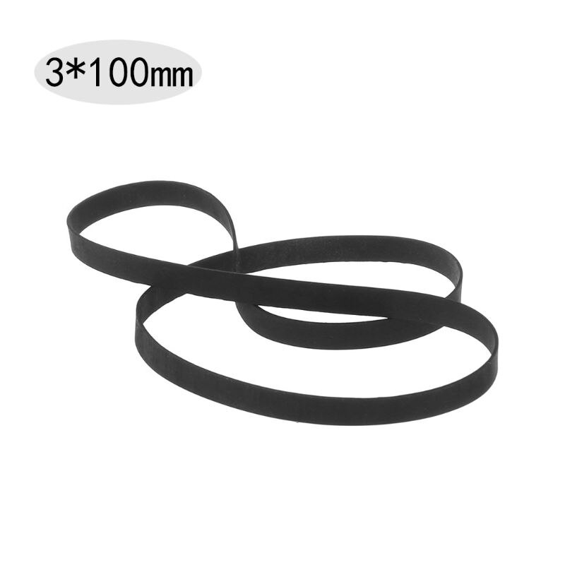 45-120MM Universal Assorted Gemeinsame Flache Gummi Gürtel Mix Kassette Band Maschine Gürtel Pulley Stick Gürtel für Recorder walkman: L