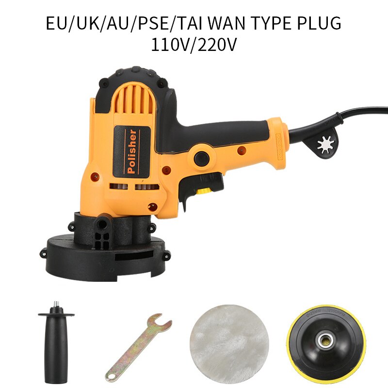 Electric Car Polisher Machine Auto Polishing Machine Sander Polish Waxing Tools Car Buffer Polisher Waxer With Stepless Speed