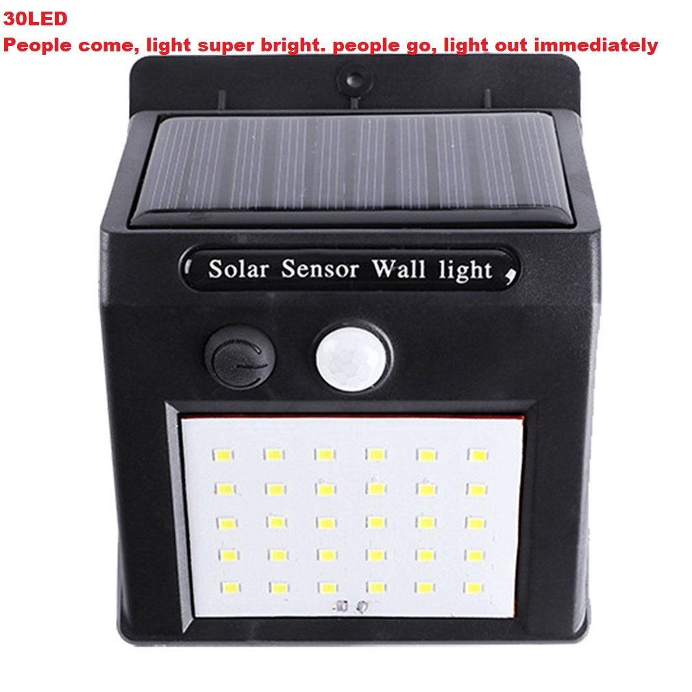 Solar Lamp Charging Human Body Induction Wall Lamp Outdoor Waterproof Garden Lamp Lighting Wall Lamp: 5