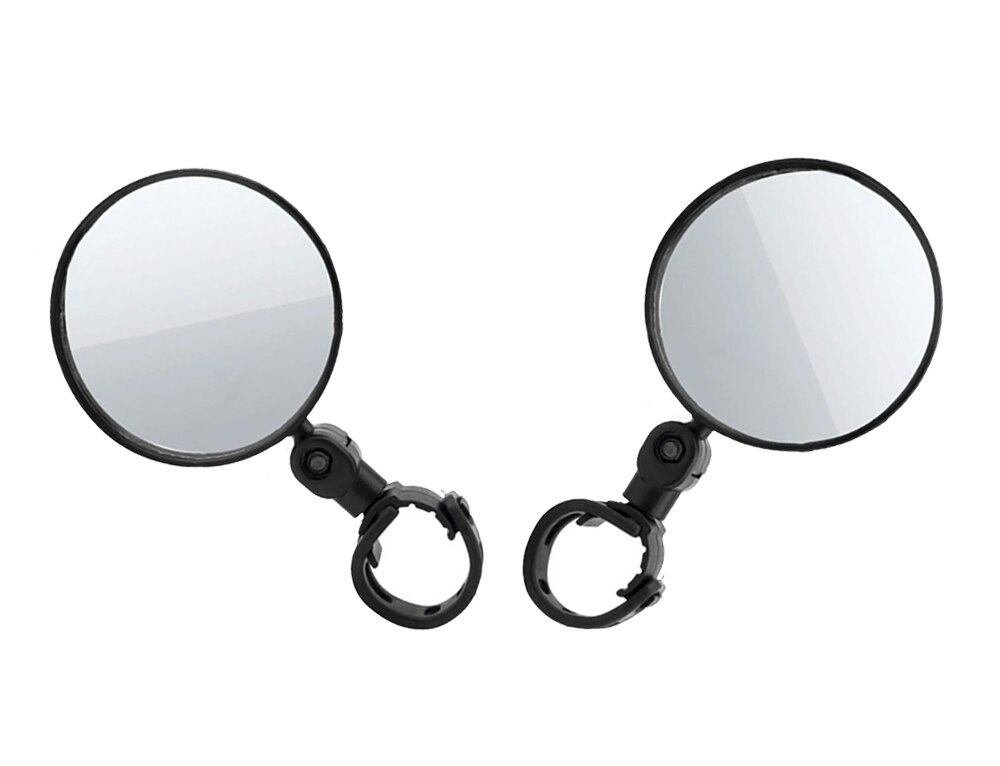 Sykkel speil sykkel bakstyre speil sykling bakfra mtb sykkel silikon håndtak bak justerbar venstre høyre speil: A -3