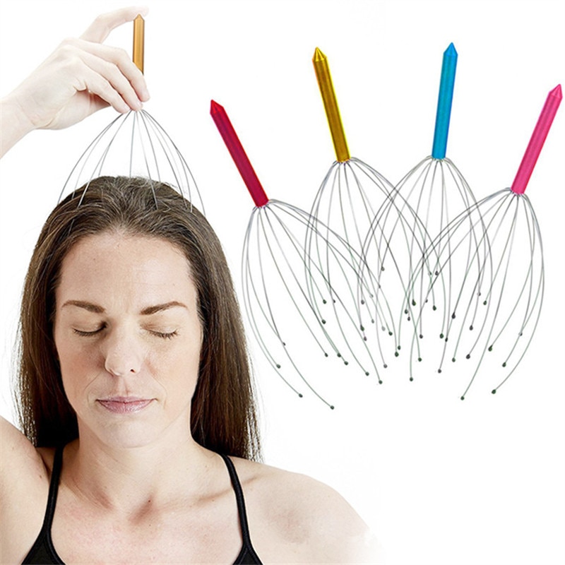 Best 1pc Head Massager Hand Held Scalp Head Massager