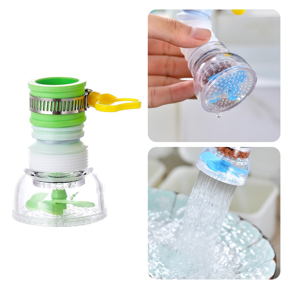 360 Verstelbare Flexibele Keukenkraan Kraan Extender Splash-Proof Water Filter Outlet Hoofd Water Saving Sproeier Filter Diffuser S