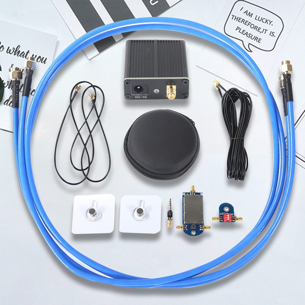 Active Small Magnetic Loop Antenna Wideband 50K-500MHz Broadband Receiving Antenna 17dB HF Short Wave AM FM VHF UHF SDR
