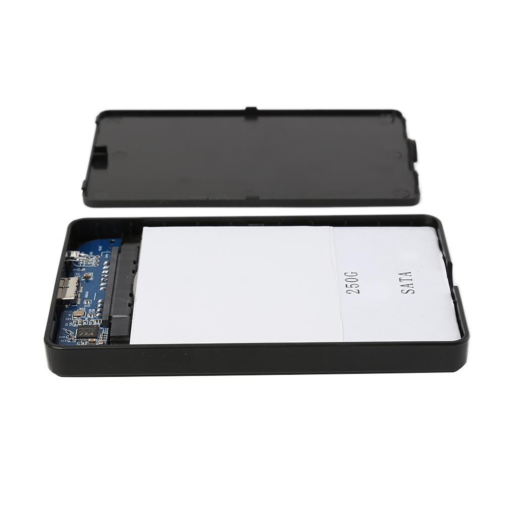 2.5 inch SATA to USB 3.0 HDD Enclosure Case 5Gbps External SSD Hard Disk Drive Box for HD Hard Drive Disk Computer PC