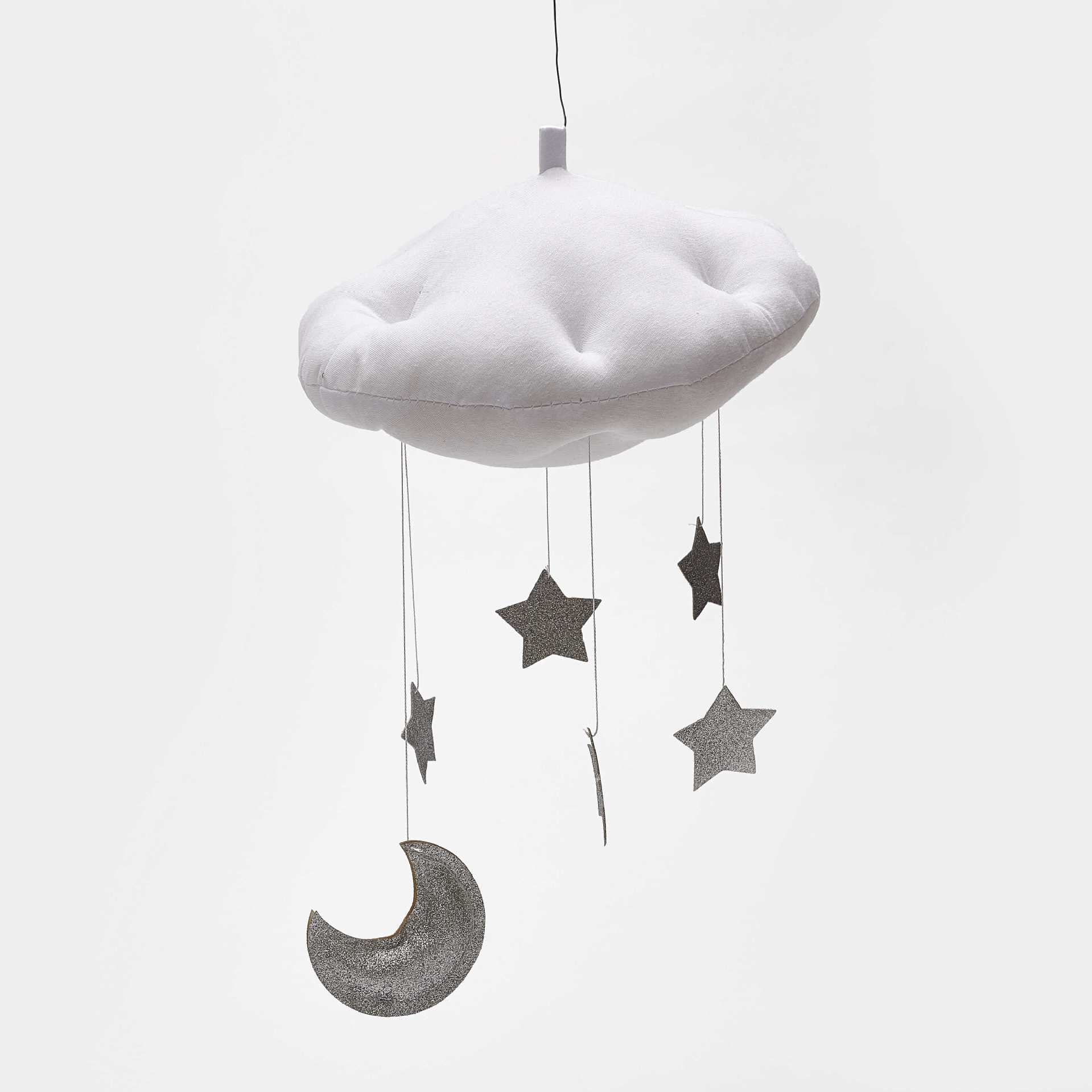 Ins nordisk børn soveværelse sky vedhæng fotografi rekvisit loft stjerner gør-det-selv ornament børneværelse baby værelse hængende dekorationer: Militærgrøn