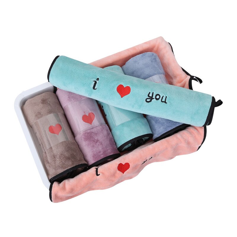 Romantic Love for Girlfriend Boyfriend Towel Anniversary For Wife Husband Valentines Day