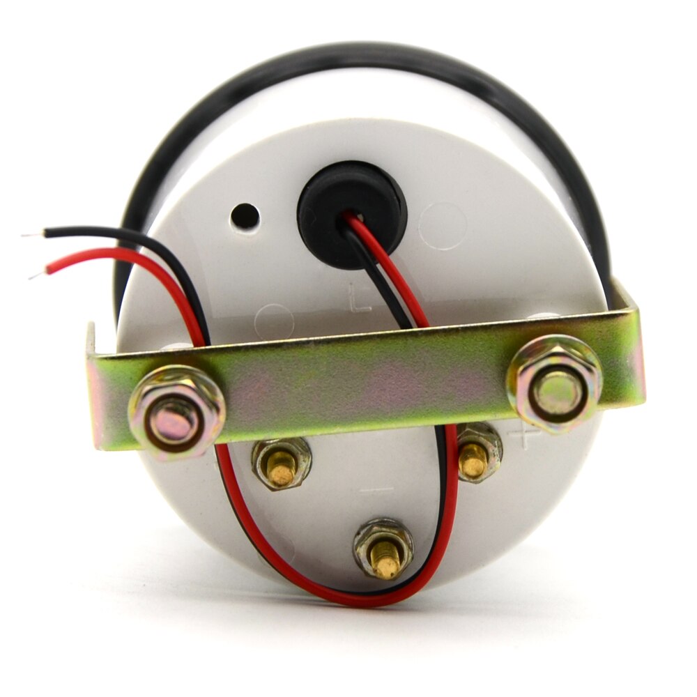 2Inch 52Mm Universele Auto Dual Analoge Water Temperatuur Temp Gauge 40-120C/100-250F Witte Led