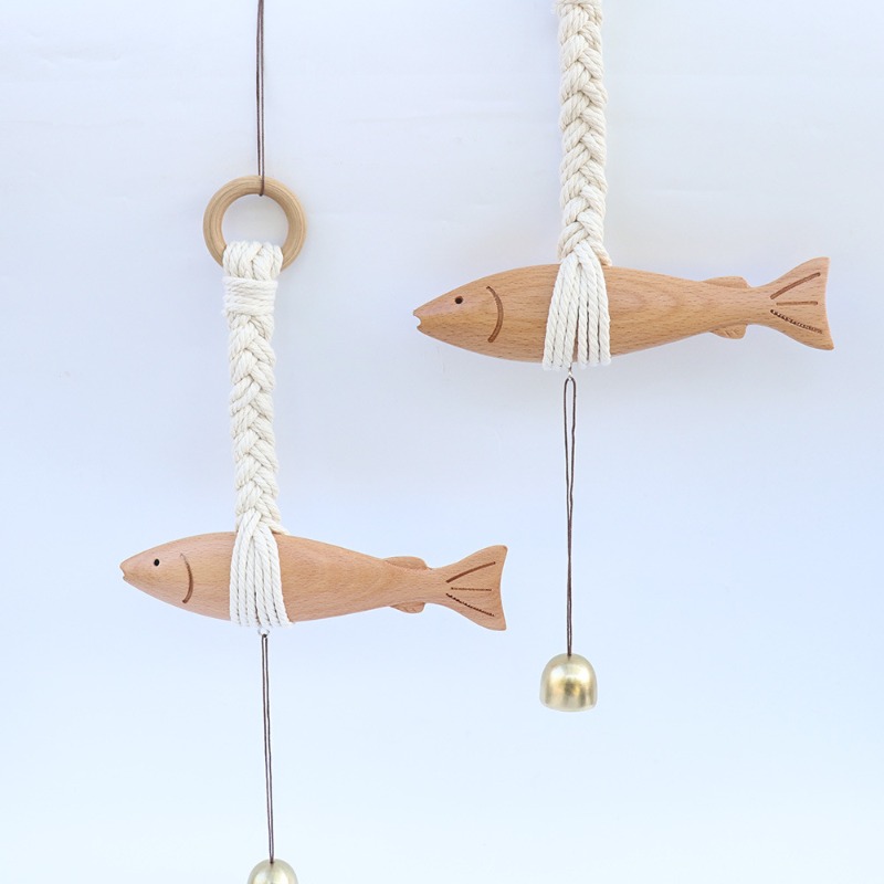 Drewniane zawieszki na ścianę, ultracienkie ozdoby w kształcie rybki, lekkie, oszczędzające miejsce, robić montażu na ścianie, wiszące rybki, zawieszki z pstrąga, rękodzieło.