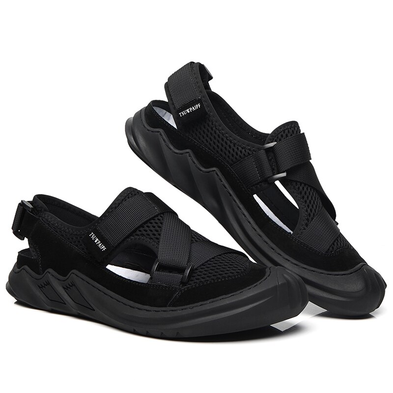piel safety sandel mens cuero homme deportivas playa sandalias sandalle sandal zandalias para summer casual leather da uomo man