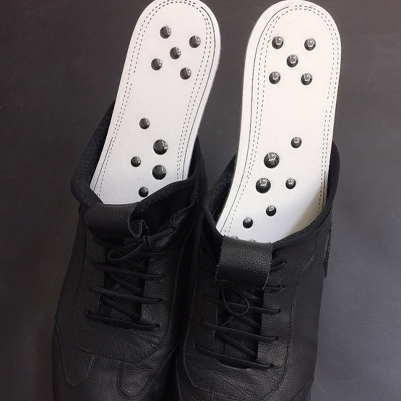 18 magneti solette per massaggio Unisex per terapia magnetica solette per scarpe per digitopressione plantare solette dimagranti per perdita di peso
