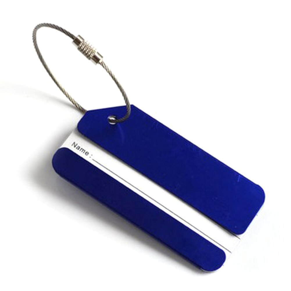 Aluminium Funky Reizen Bagage Label Riemen Koffer Naam Id Adres Tags Kofferlabels Reizen Accessoires