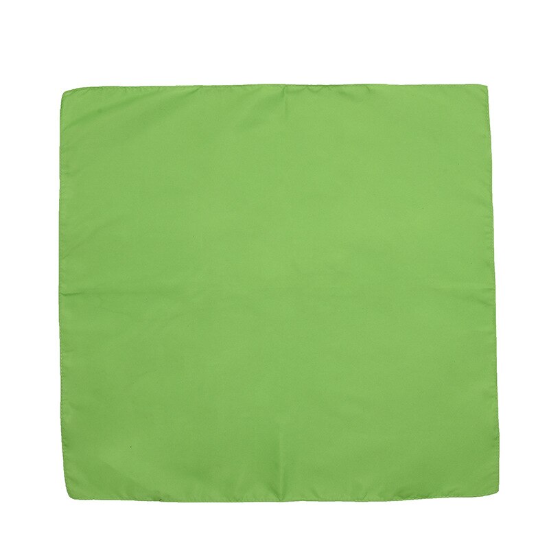 Unisex Hip Hop 100% Cotton Bandana Square Scarf 55 Cm*55cm Black Red Paisley Headband Printed for Women/Men/Boys/Girls: Green