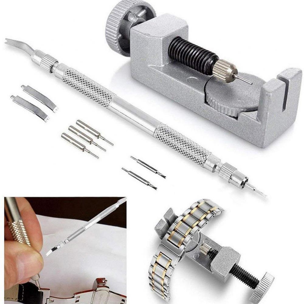 9 -teiliges set aus metall, verstellbare armbandglieder entfernen, reparaturwerkzeug für armbänder, einfach zu verwenden für uhrmacher, armbandwechsel