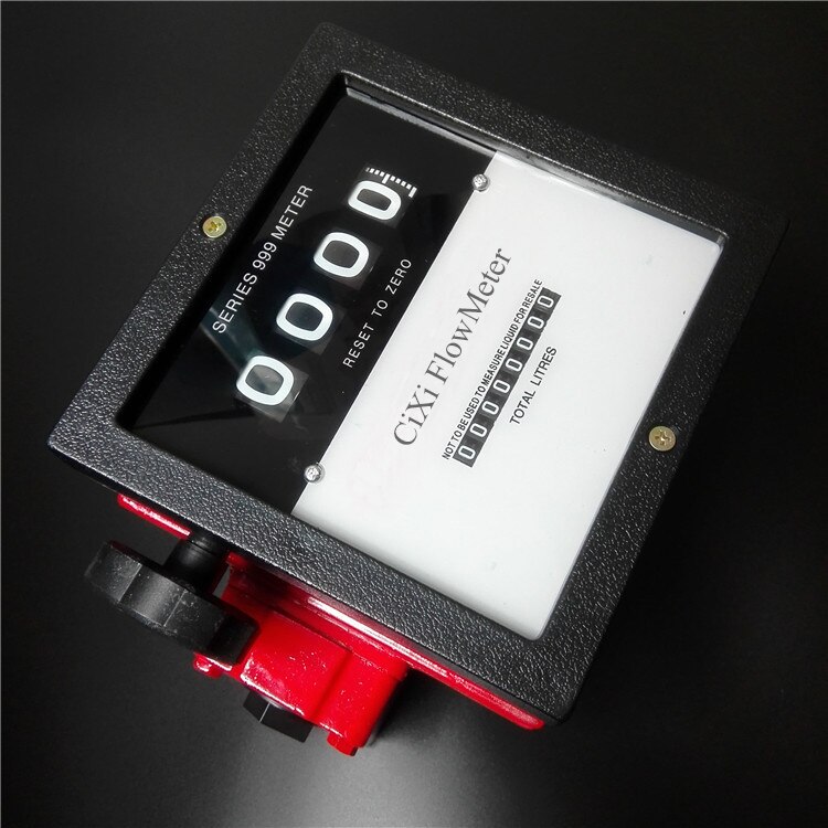 The Mechanical Fuel Flow Meter 1 inch 40~110 L/min Aluminum alloy Material Diesel Fuel Oil Flow Meter