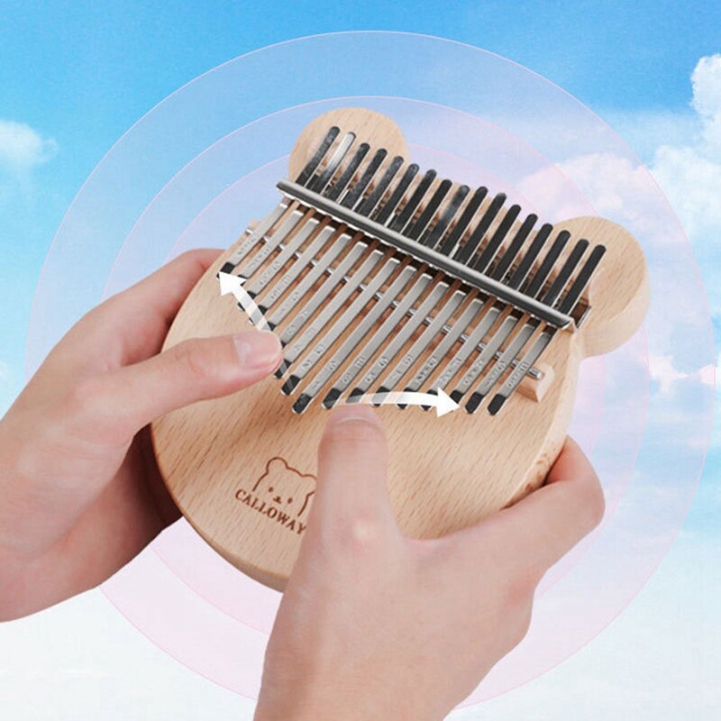 Calloway Kalimba 17 Keys Beech Body,with Instructi... – Grandado