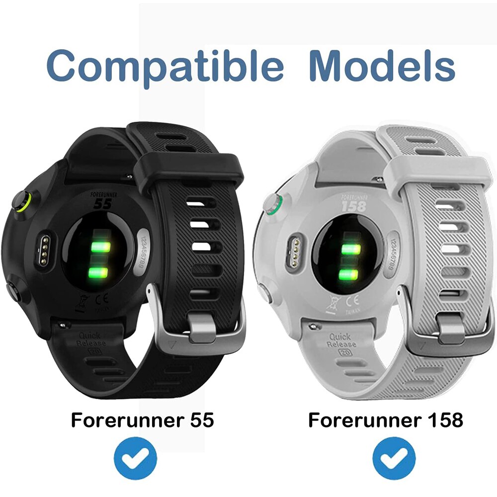 Protective Case For Garmin Forerunner 55 Watch Cover For Garmin Forerunner 158 Protector Case Soft TPU Bumper Smart Watch Shell