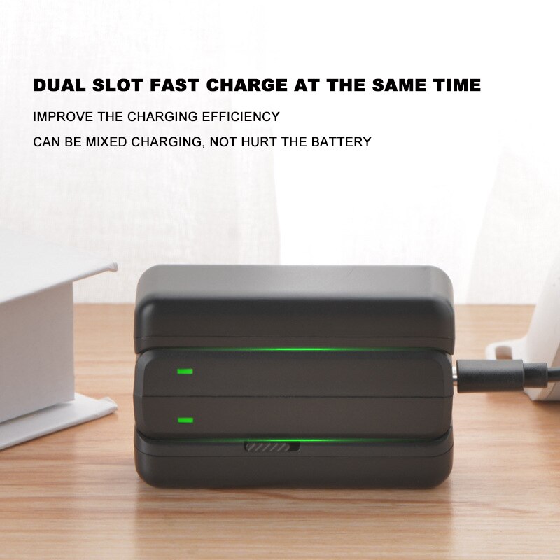 Insta360 ONE R Dual Battery Charger - Fast Charging Hub with Micro USB & Type-C Port