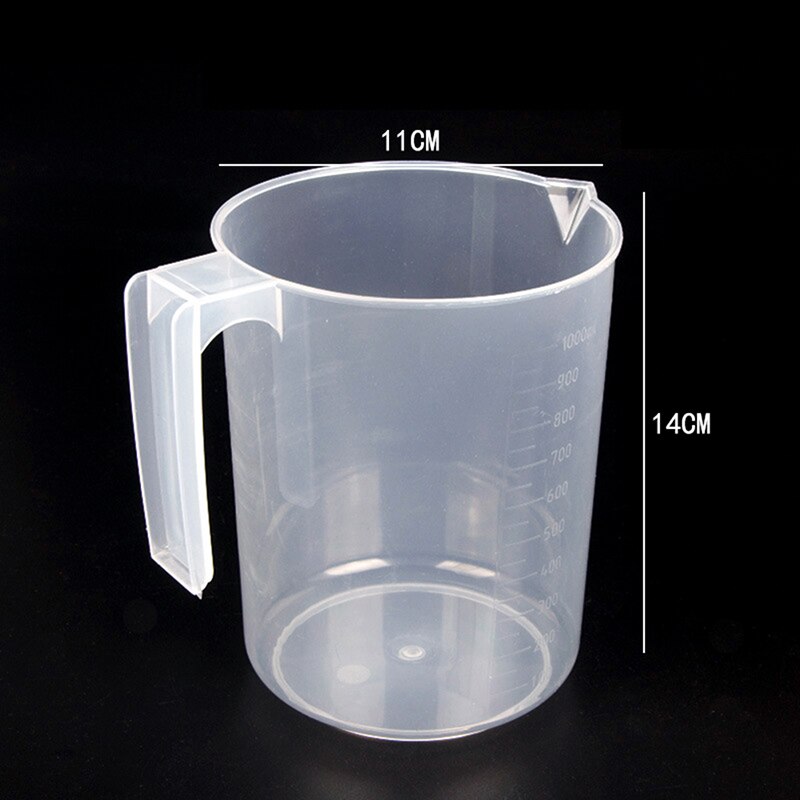 200/250/500/1000/1500/2000ML Plastic Measuring Cup Jug Pour Spout Surface Kitchen: N4