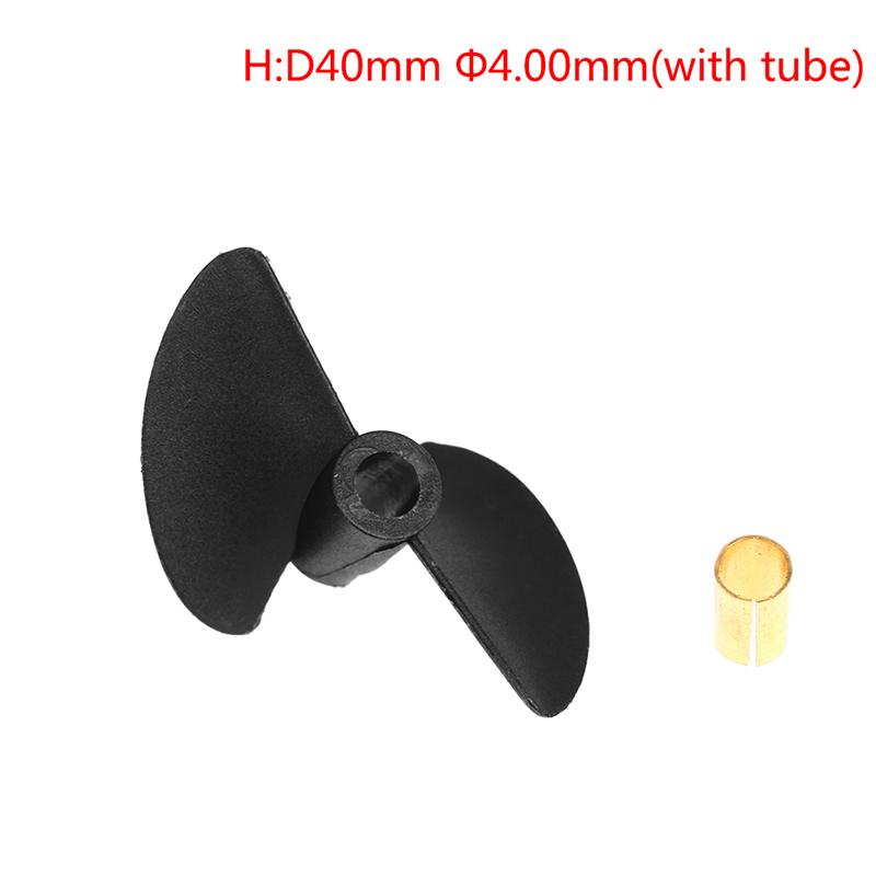 Hélice de dos palas para barco a control remoto, Modelo CW, paleta de nailon P40, hélice de eje de barco, diámetro 27/30/32/35/38/40/45/47MM: Verde