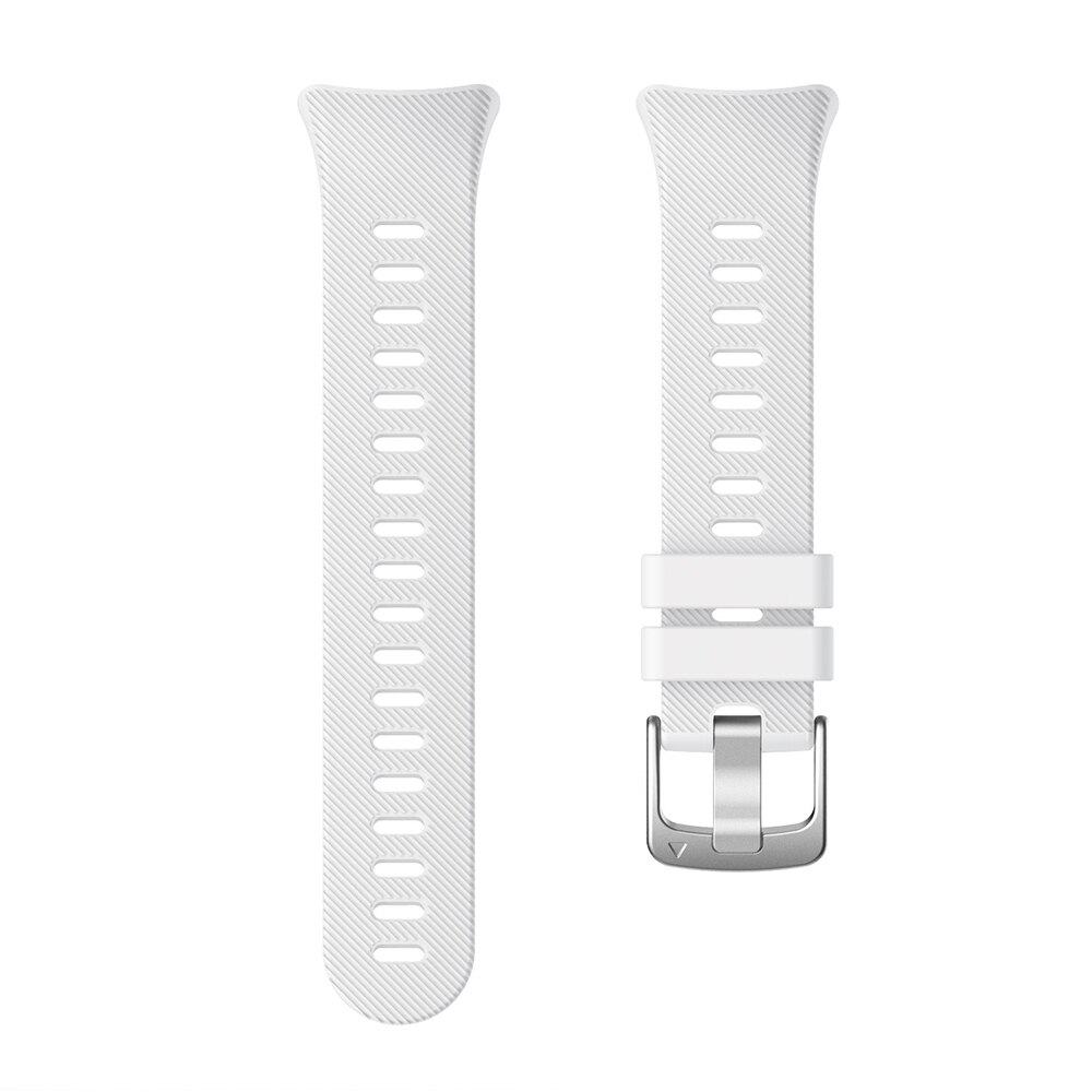 Silicone Watchband For Garmin Swim 2 Smart Watch Band Replacement Wrist Band Strap for Garmin Swim 2: White