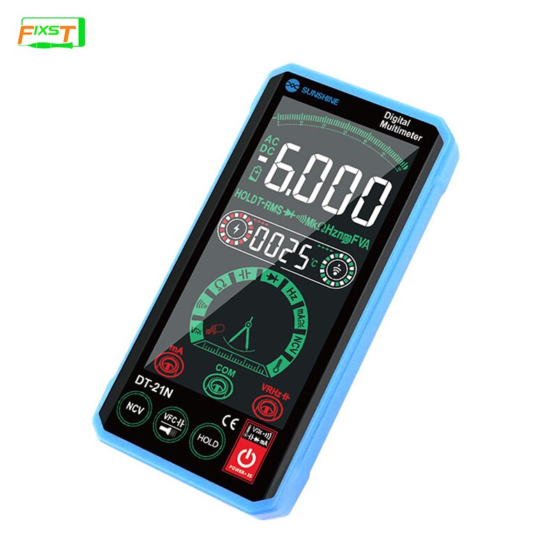 SUNSHINE DT-20N Touch Multimeter Digital Tester Instrument Test Precision Components Carry Around Accurate Measurement