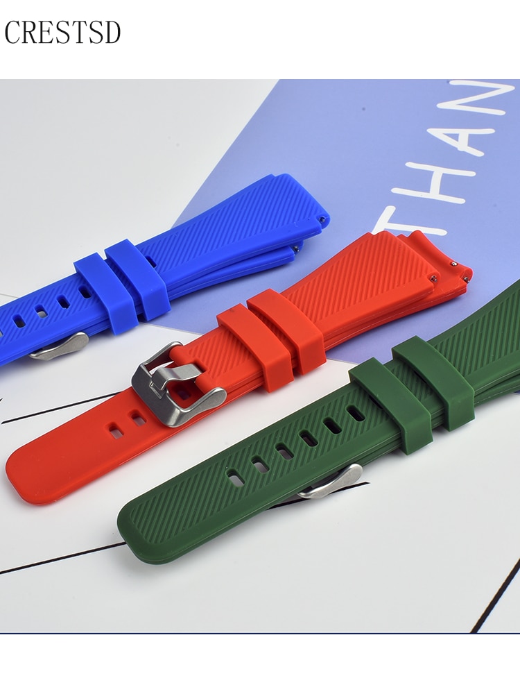 Correa de silicona de 20mm y 22mm para Amazfit GTS 2 2e mini GTR, Correa de 42mm, Correa para reloj de pulsera portátil, Correa Amazfit bip