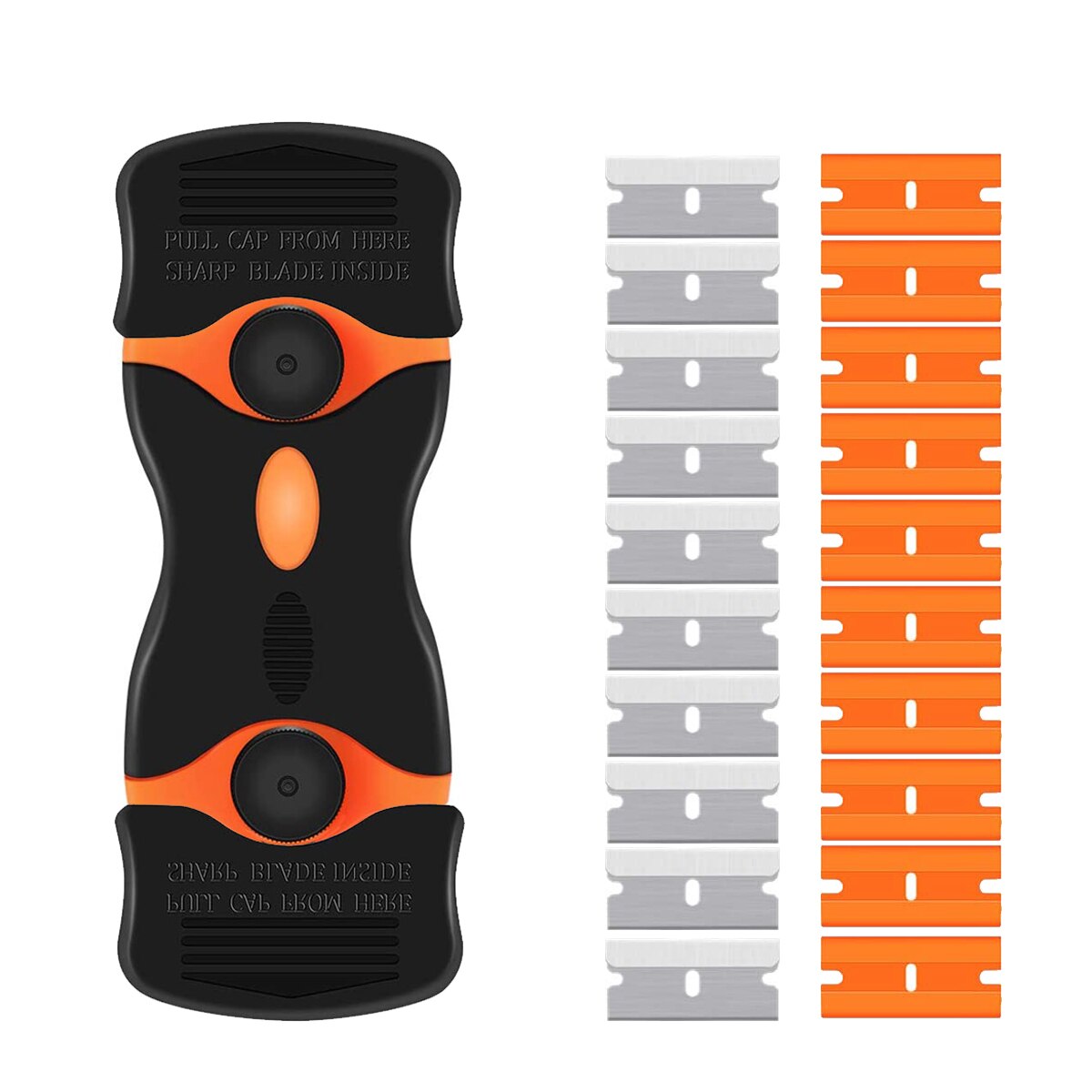 Auto Scraper Blade Tool Car Window Glass Stovetop Vinly Film Sticker Installation Tint Glue Gap Cleaner Sreen Squeegee Knife: 81107A