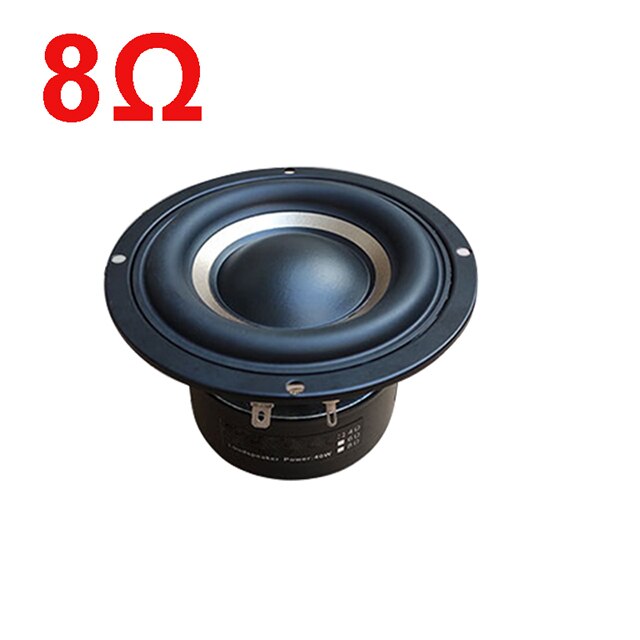 Subwoofer 100W 4 Inch Bass Subwoofer 4Ohm 8Ohm 4 Laag Spreekspoel Bass Speaker Voor Auto Audio home Theater Diy: Houten