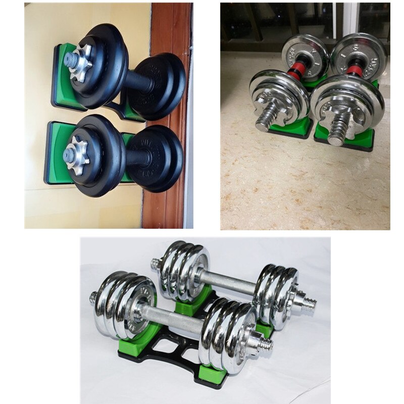 1 par de fitness haltere suporte esteira ginásio haltere suporte suporte casa treinamento levantamento peso suportes proteção do chão acessórios