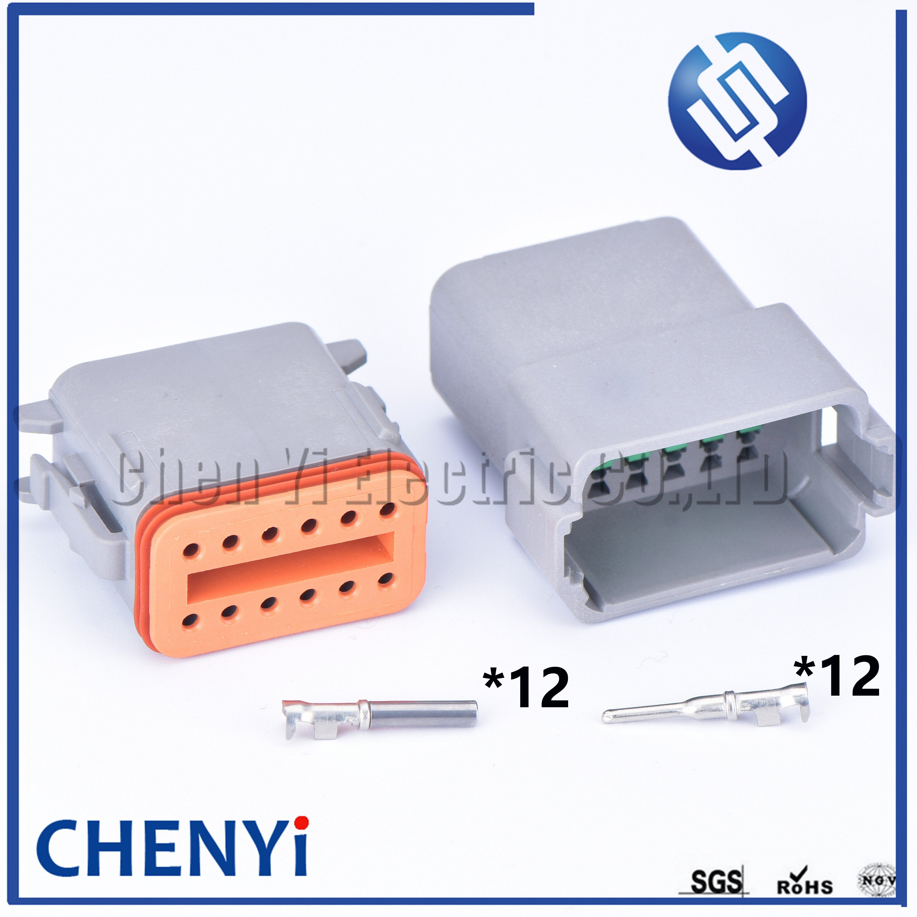 Deutsch DT connector DT06-2S/DT04-2P/DT06-3S/DT04-3P/DT06-4S/DT04-4P 6P 8P 12P Auto Waterproof Connector Automotive Sealed Plug