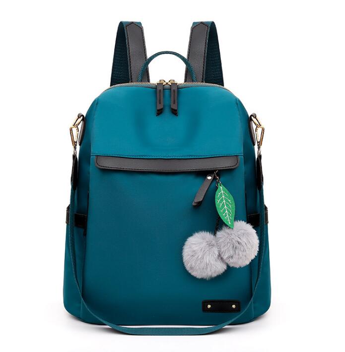 Chuwanglin femmes sac à dos multifonctionnel sac à dos MultPocket voyage sac à dos imperméable dame sac d'école livre Mo Y50405: Bleu