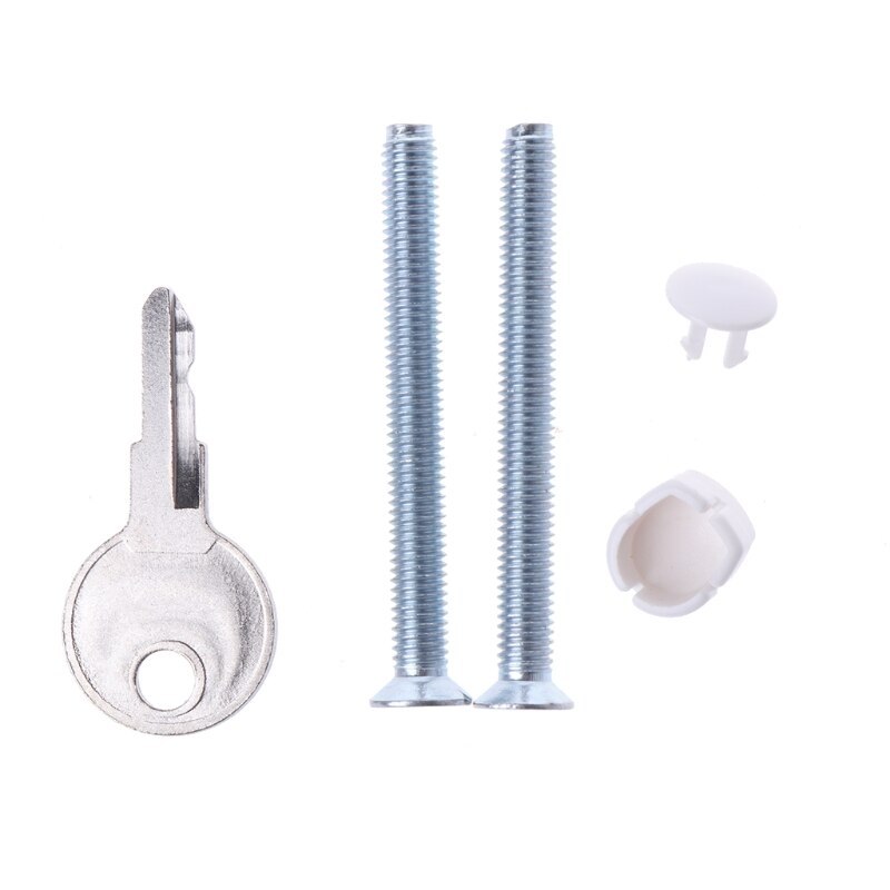 UPVC White Universal Espag Window Handle - Key Locking For Double Glazing