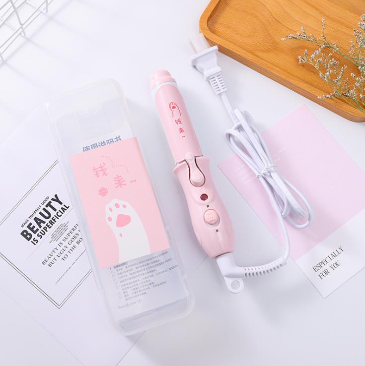 2 in 1 cartoon rol stijltang dual-use kapper dames student haar stijltang krultang draagbare elektrische spalk krultang: 08