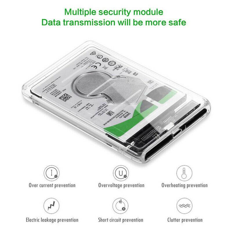 USB 3.1 2.5 HDD Caso di Tipo-C a SATA duro unità scatola per 2.5 "duro unità