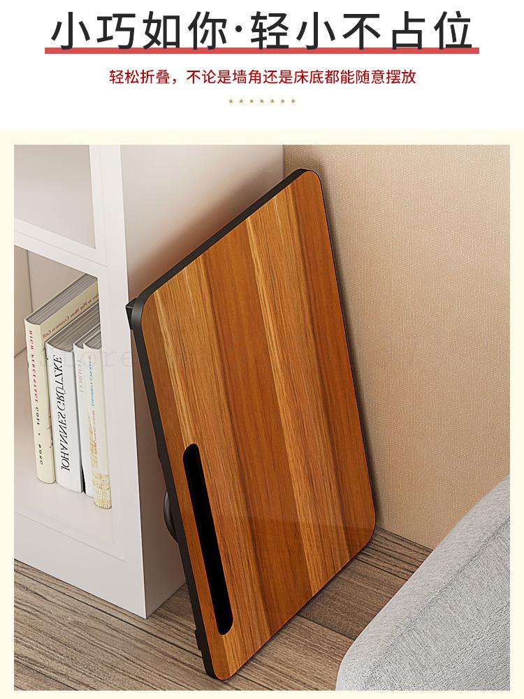 Bed Desk Can Be Folded Lazy Dormitory Computer Small Table Bedroom Sits On Students'dormitory Tatatami Upper And Lower Beds