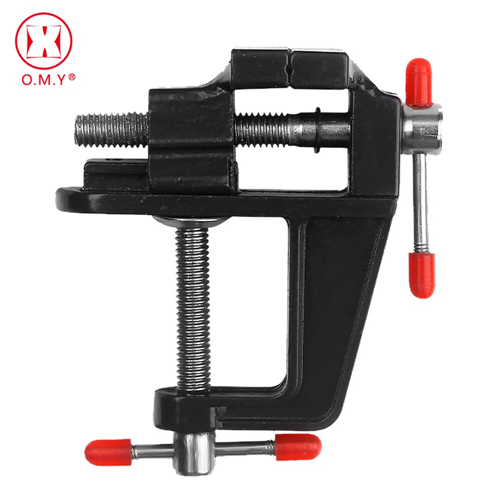 OMY Mini Tool Vice Aluminum Small Jewelers Hobby Clamp On Table Bench Vise