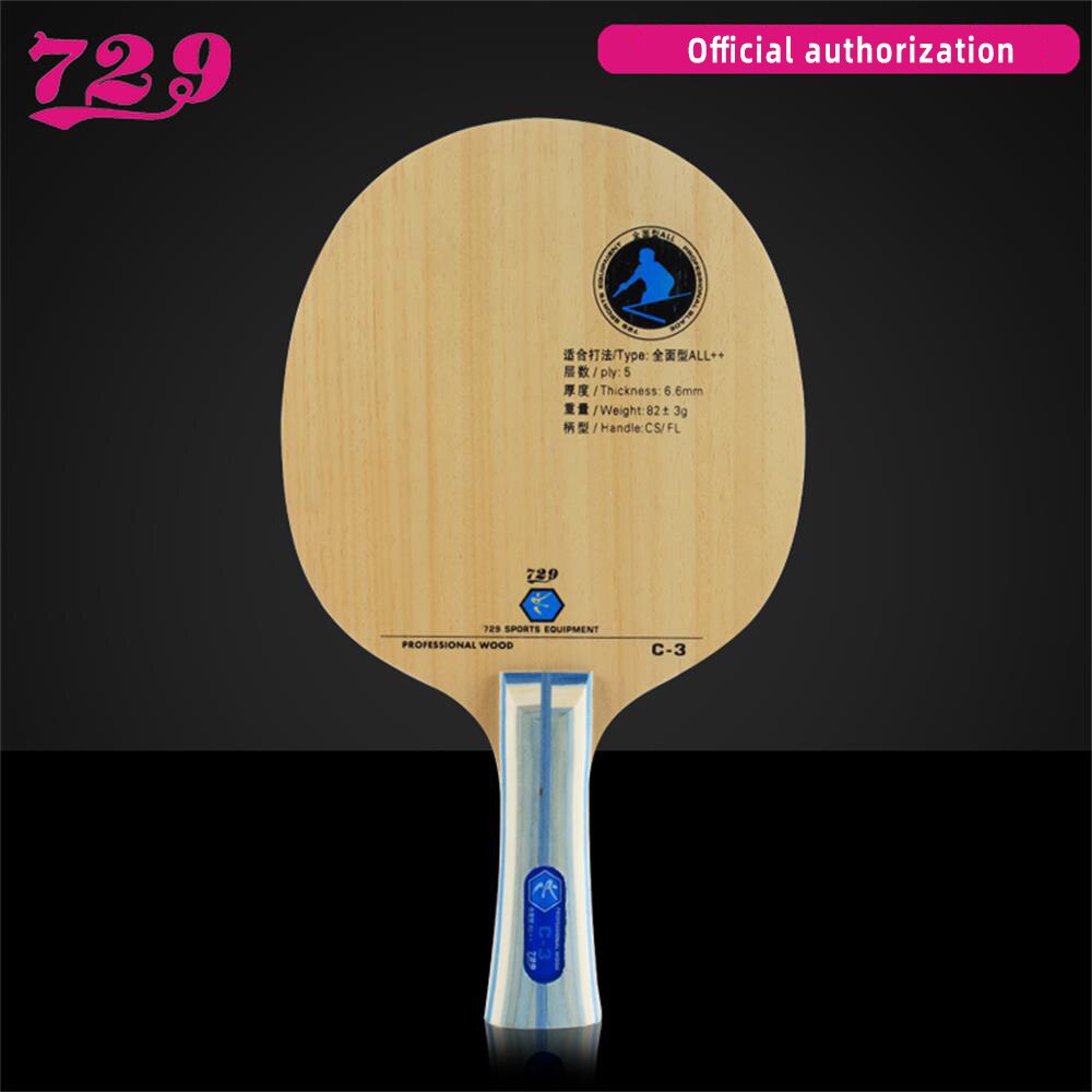 Original RITC 729 Friendship C-3 (C3, C 3) Wood All++ Table Tennis Blade for PingPong Racket