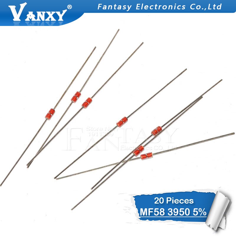 20 pcs Thermal Resistor NTC MF58 3950 B 50K ohm 5%