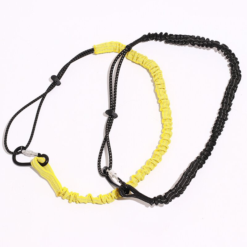 Bungee Tether Tool Tool Anti-Falling Climbing Working Aerial Work Safety Rope With Carabiner Hook Accessories