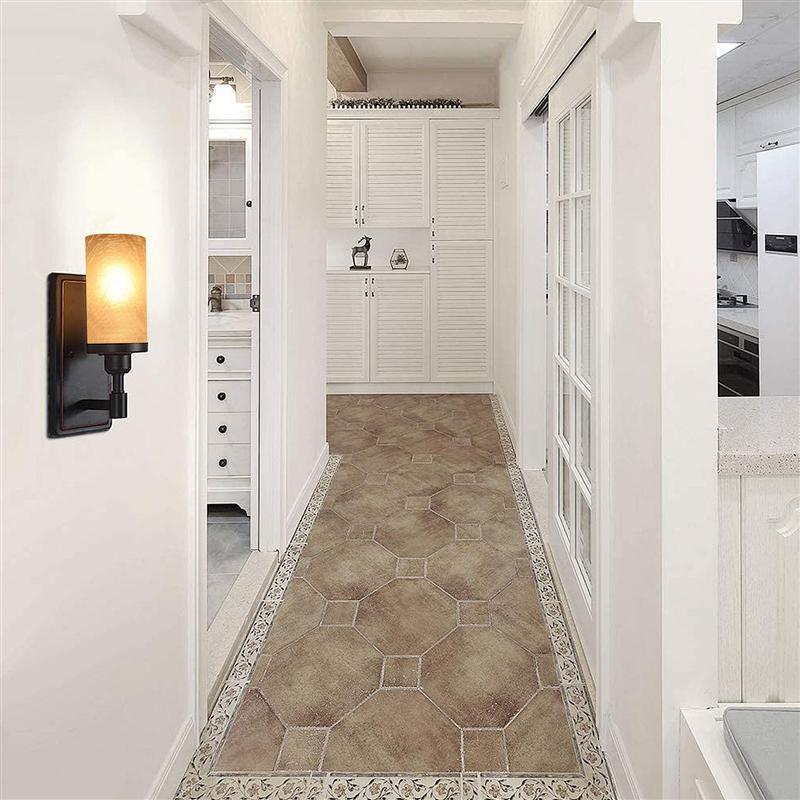 Cylindrical Shape Lampshade Replaceable Glass Lamp Shade Delicate Lampshade Cylindrical Glass Lampshade