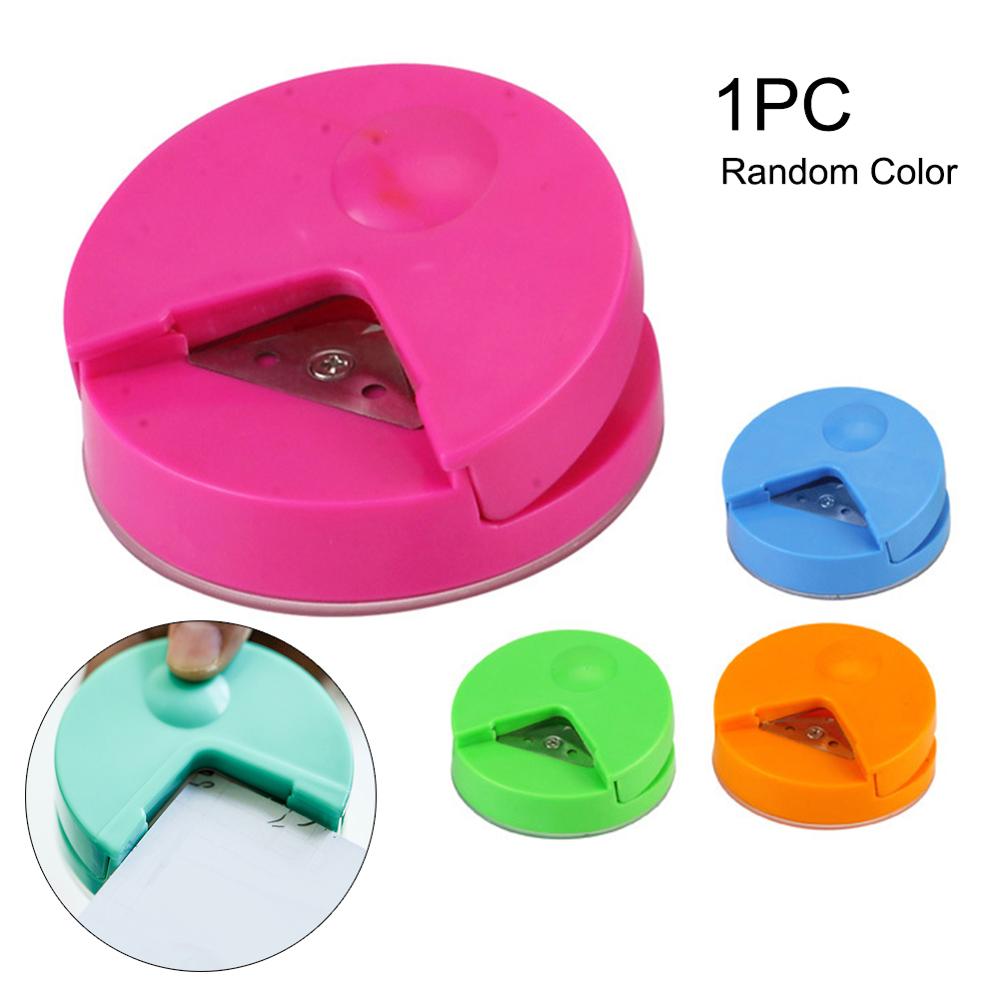Corner Rounder Paper Card Photo Card Cutting Machine Corner Punch Cutter Rounder Paper Punch Small Rounded Grid Trimming Tools: A2 Random Color