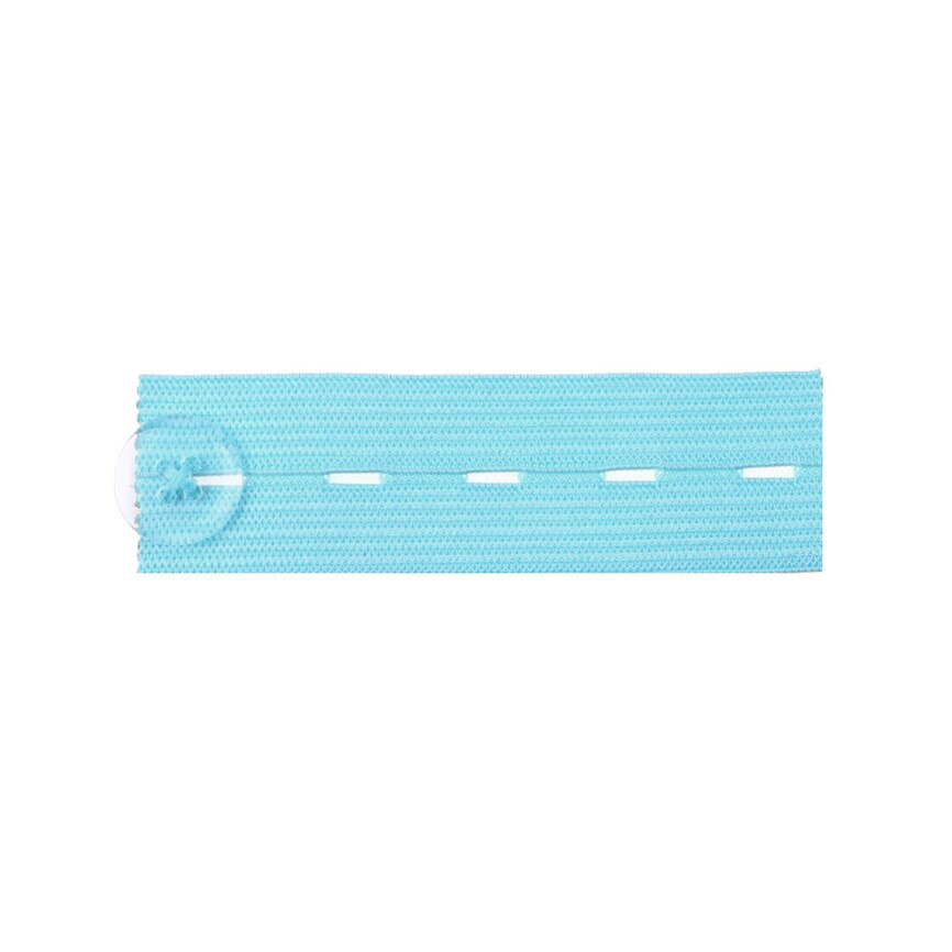 Extensores de cintura elástica forte ajustável calças botão extensores confortável clothiers cintura extender calças de roupas para grávidas: Light Blue